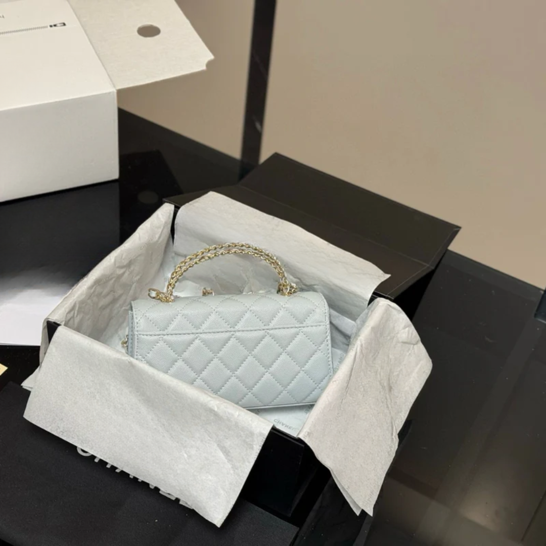 Tasche Classic Flap Eisgrau – Chanel