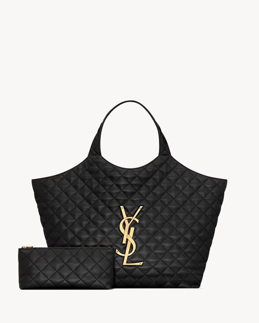 Tasche Icare Maxi-Shopper aus Gestepptem Lammleder Saint Laurent