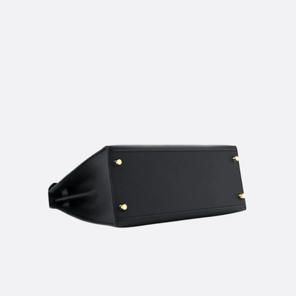 Tasche Hermès Kelly 28 Epsom mit Goldbeschlägen in Schwarz