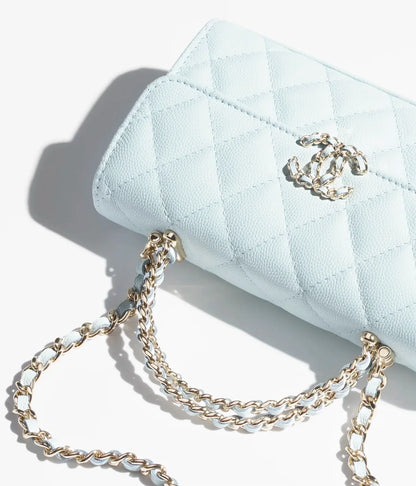 Tasche Classic Flap Eisgrau – Chanel