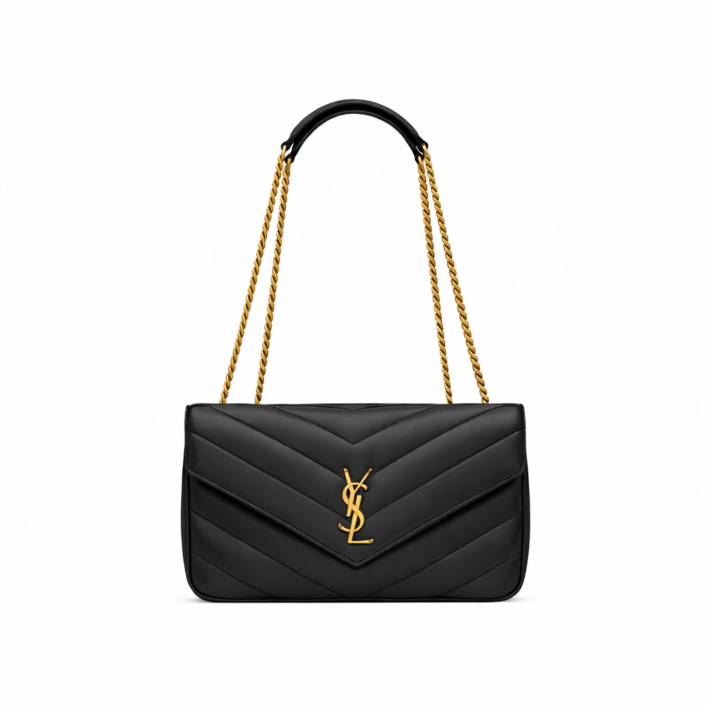 Tasche Saint Laurent LOULOU SMALL MATELASSÉ aus Lammleder