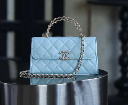 Tasche Classic Flap Eisgrau – Chanel