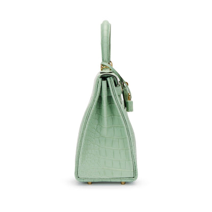 Tasche Hermès Kelly 28 Vert d’Eau Alligator – Limitierte Edition