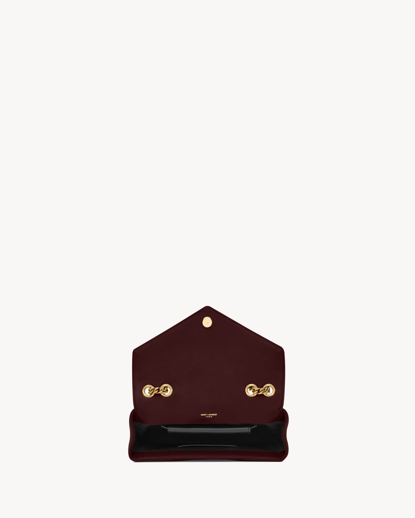 Tasche LOULOU Small Matelassé Lammleder Bordeaux – Saint Laurent